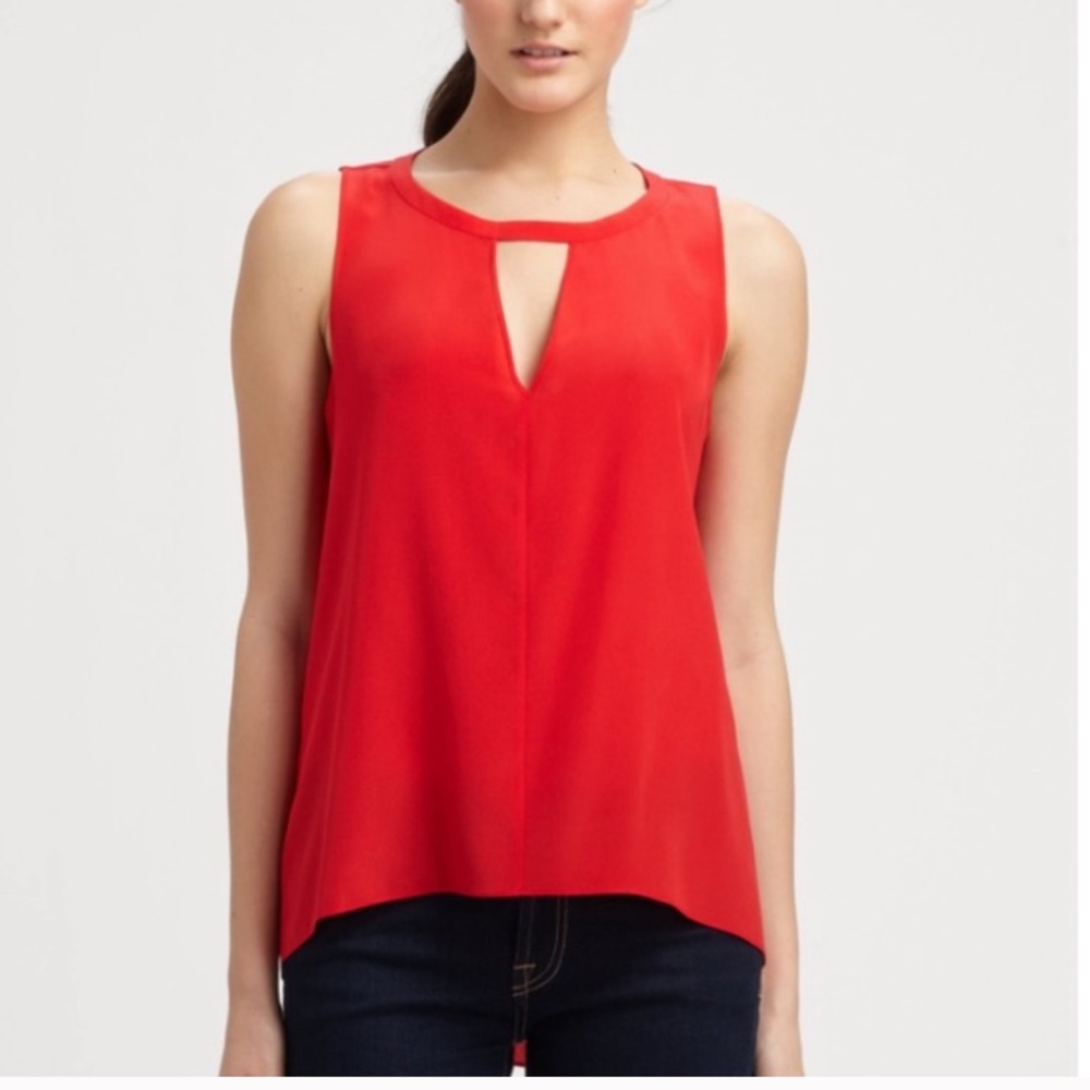 BCBG Max Azria Cloe Silk Tank Sz XS - Picture 2 of 7